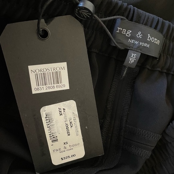 Rag & Bone Crepe Joggers with zippers - Picture 2 of 11